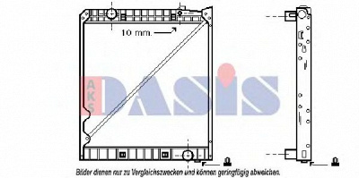 AKS DASIS 135090t -  Радиатор, охлаждение двигателя